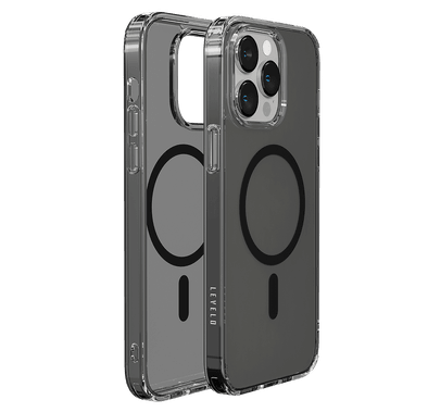 Levelo Magsafe Compatibility Clara Back Case iPhone 14 Pro Max Compatibility - Smoke