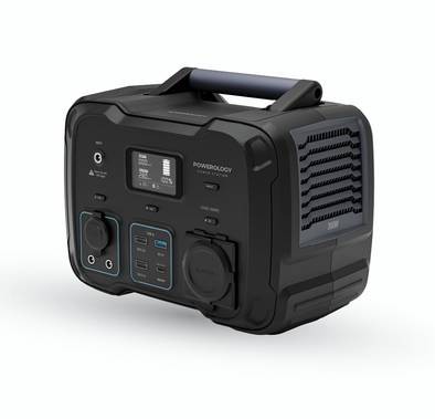 Powerology 78000mAh Power Generator 300W & 60W USB-C Power Delivery with 18W USB Quick Charge - Black