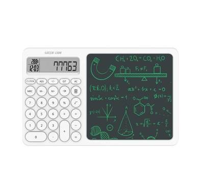 Green Lion Scientific Calculator and Writing Pad - White