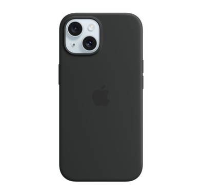 Apple iPhone 15 Silicone Case [MagSafe] - Black