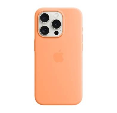 Apple iPhone 15 Pro Silicone Case [MagSafe] - Orange Sorbet