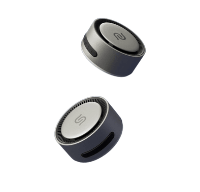 Porodo Soundtec UNIQ Speaker Magsafe Wireless Charging - Titanium - Button Control