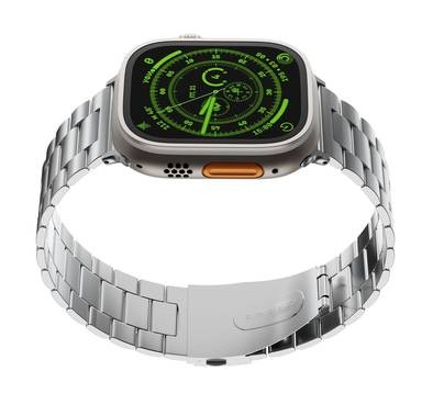 Levelo Monet Metal Watch Strap For Apple Watch - Silver