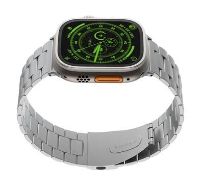 Levelo Monet Metal Watch Strap For Apple Watch - Titanium