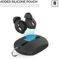 AhaStyle Silicone Cover for Airpods ( 3 Large Pairs ) - Black