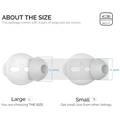 AhaStyle Silicone Cover for Airpods ( 3 Large Pairs ) - White
