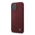 CG Mobile BMW Liquid Silicone Case Tone to Tone Compatible for iPhone 12 / 12 Pro (6.1") - Red