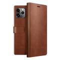 Viva Madrid Finura Cierre Folio Case with Card Slot Compatible for iPhone 12 Pro Max (6.7"), Scratches Resistant, Versatile Video Stand Foldable Cover - Brown