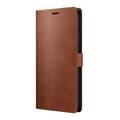 Viva Madrid Finura Cierre Folio Case with Card Slot Compatible for iPhone 12 Pro Max (6.7"), Scratches Resistant, Versatile Video Stand Foldable Cover - Brown