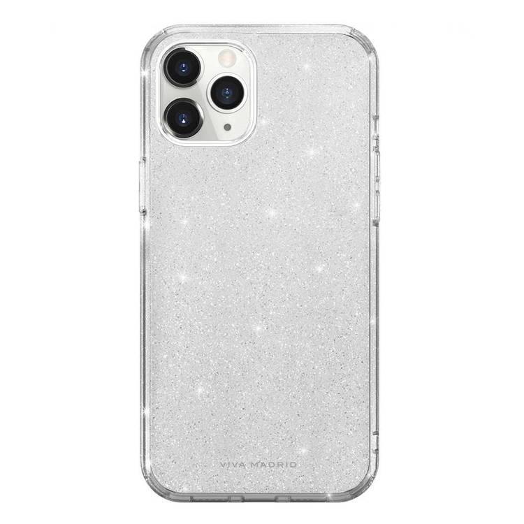 Viva Madrid Celeste Back Case Compatible for Apple iPhone 12 / 12 Pro (6.1") Shock & Scratch Resistant, Easy Access to All Ports (Cameras, Buttons & Speakers)  - Clear