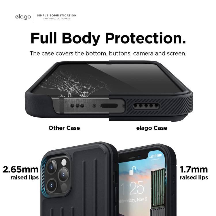 Elago Armor Case for iPhone 12 Pro Max (6.7") - Black