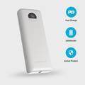 Powerology Power Bank with Charging Cable, Quick Charge Portable Power Bank 20000mAh PD 30W Fast Charging Power Bank