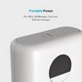 Powerology Power Bank with Charging Cable, Quick Charge Portable Power Bank 20000mAh PD 30W Fast Charging Power Bank