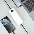 Powerology Power Bank with Charging Cable, Quick Charge Portable Power Bank 20000mAh PD 30W Fast Charging Power Bank