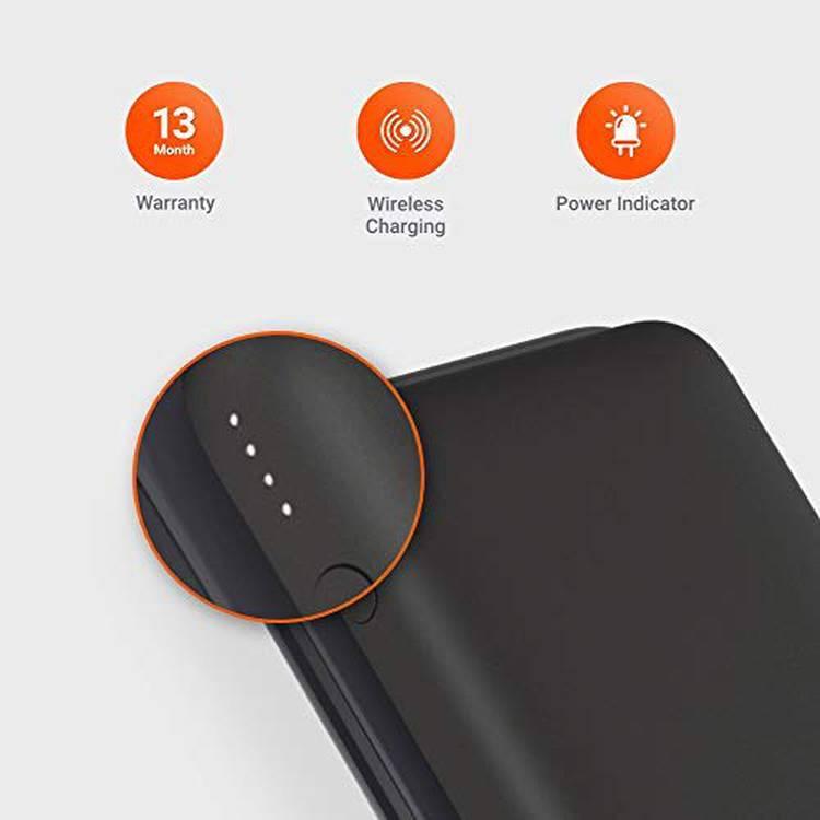 Porodo 10000mAh Power Bank Wireless Charging - Black  