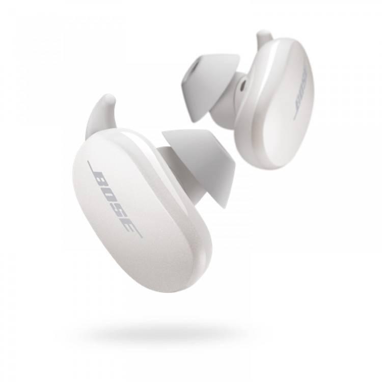 سماعات أذن Bose Quiet Comfort True اللاسلكية بتقنية البلوتوث - Soapstone / أبيض