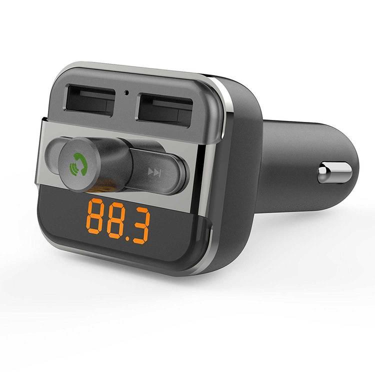 Porodo Bluetooth FM Hands-Free Car Transmitter Kit