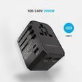 Powerology USB-C PD 45W Universal Charger US UK AU EU 150+ countries - Black