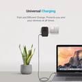 Powerology USB-C PD 45W Universal Charger US UK AU EU 150+ countries - Black