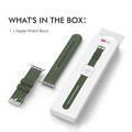 AhaStyle Tire Texture Premium Silicone Watch Band Compatible for Apple Watch 40mm, Fit & Comfortable Replacement Wrist Band, Adjustable Straps - Pine Green