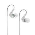 MEE audio M6 Memory Wire In-Ear Sports Headphones, Clear