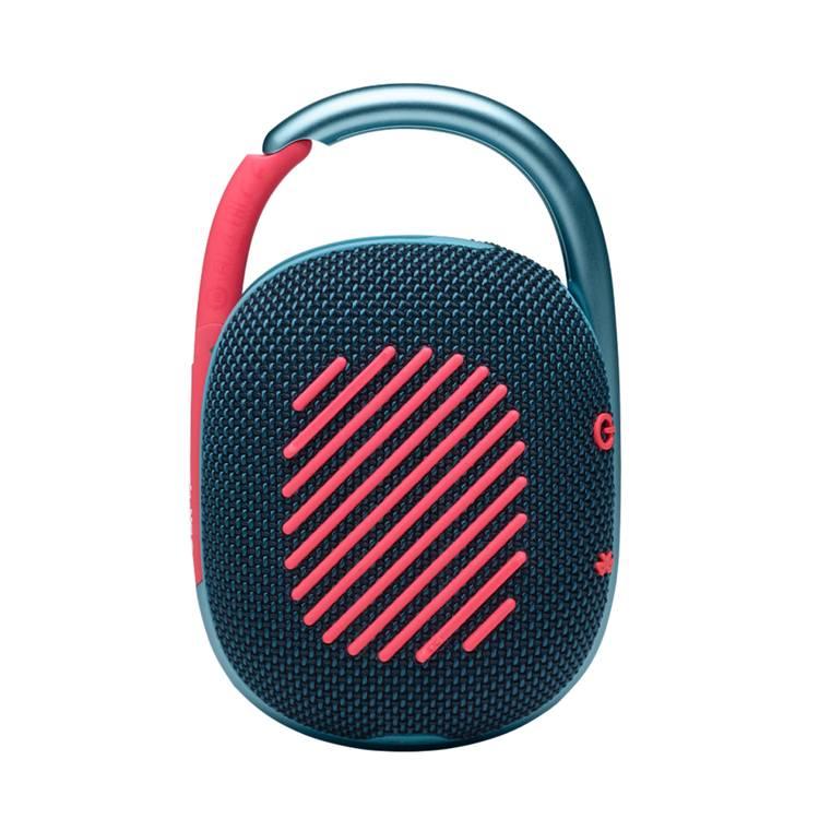 JBL Clip 4 Ultra-Portable Wireless Bluetooth Speaker  - Blue / Pink 