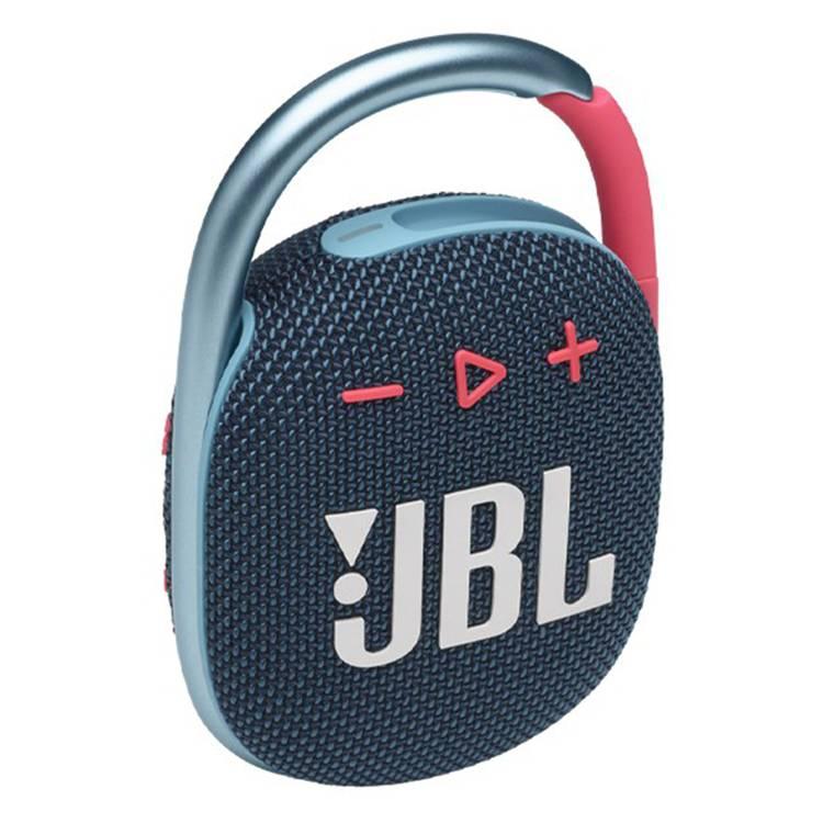 JBL Clip 4 Ultra-Portable Wireless Bluetooth Speaker  - Blue / Pink 