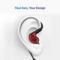 MEE Audio M6 Pro 2nd Generation In-Ear Monitors Headphones Wired + Wireless Combo Pack: Includes Stereo audio Cable and Bluetooth audio Adapter (Red)