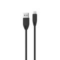  Powerology Braided USB-A to Lightning Cable - 1.2 meter / 4 feet - Black - 1.2M