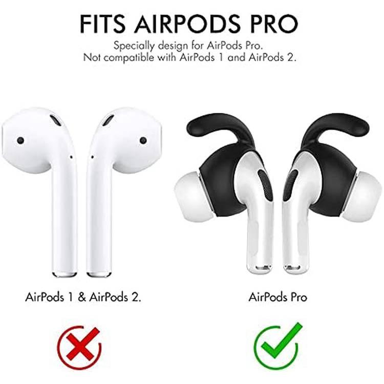 AhaStyle 3 Pairs AirPods 3 Ear Hooks Anti-Slip Ear Covers Silicone  Accessories【Not Fit in The Charging Case】 Compatiable with Apple AirPods 3  2021