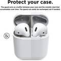 Elago Dust Guard (2 sets) Compatible for AirPods 1/2, Dust-Proof Metal Cover, Ultra Slim, Luxurious Looking, Scratch Resistant, Special Dust Sticker Protection - Matt Dark Gray