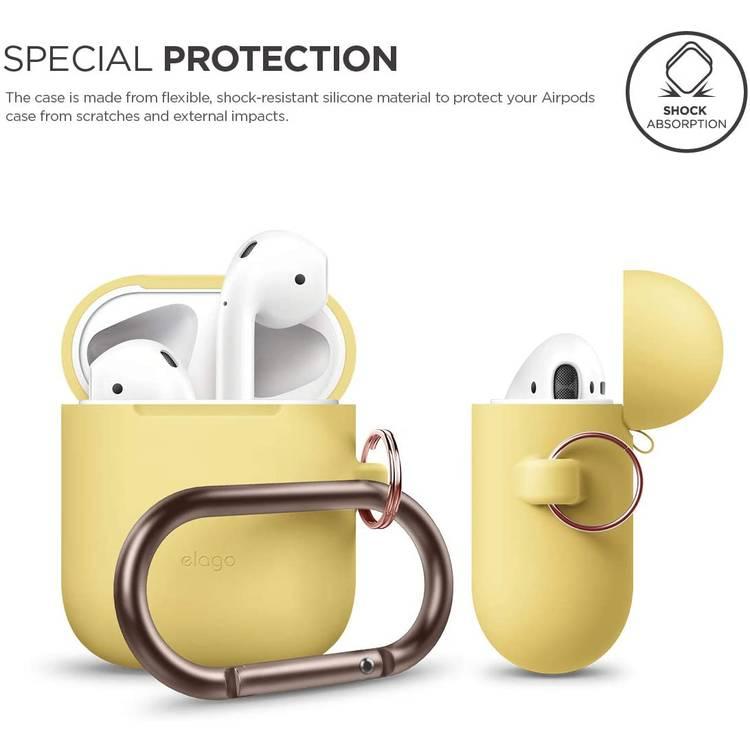 Apple AirPods 1 & 2 Elago Hang Case - Yellow