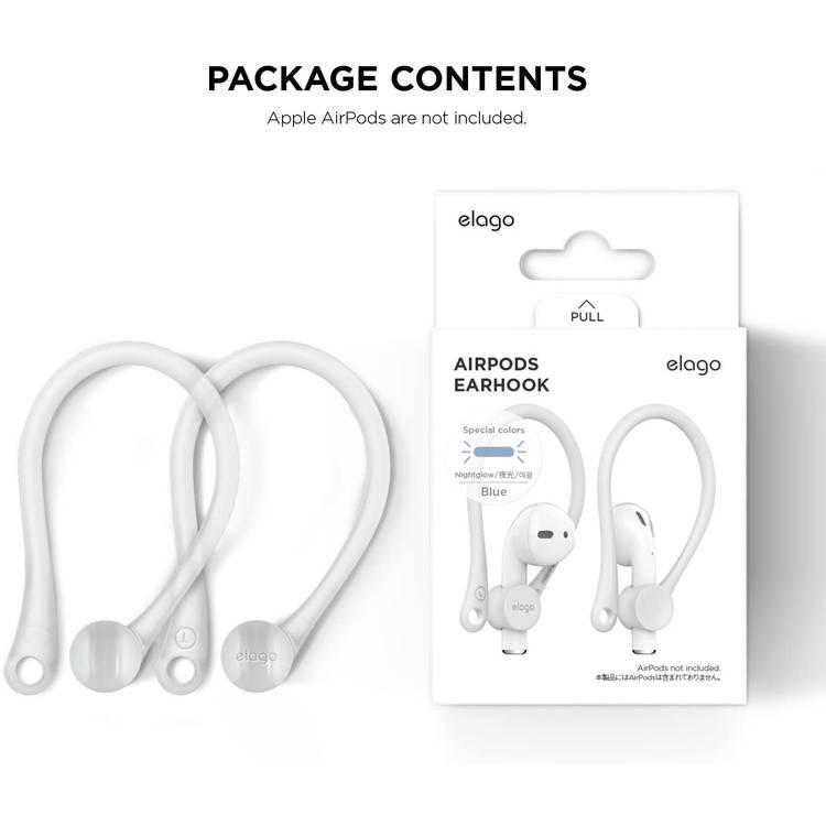 Elago (TPU) EarHook for Apple AirPods 1/2 Generation, Easy installation & Hassle-free Removal, Keeps Secure Great for Running, Cycling & Other Fitness