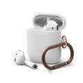 Elago Skinny Hang Case Cover Compatible for Apple AirPods 1&2 Generation, Upgraded Premium Silicone, Front LED Visible, Scratch Resistant, Drop Resistant, Protective Cover