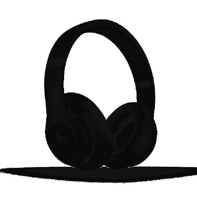beats headphones blue and black