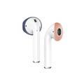 Elago Secure Fit 2 Pairs Cover For Apple Airpods 1/2 Generation, Flip the Secure Fits, hassle-free cover, Jean Indigo/Peach