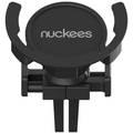 Nuckees Car Grip Auto Air Vent Mount, Adjustable Angles, 360 Rotation, Universal Design for All Air Vents - Black