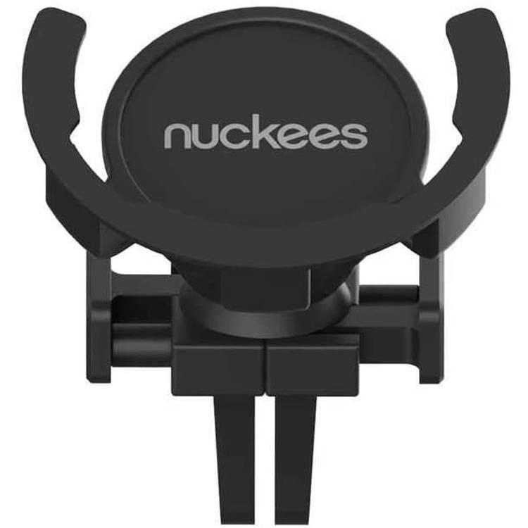 Nuckees Car Grip Auto Air Vent Mount, Adjustable Angles, 360 Rotation, Universal Design for All Air Vents - Black