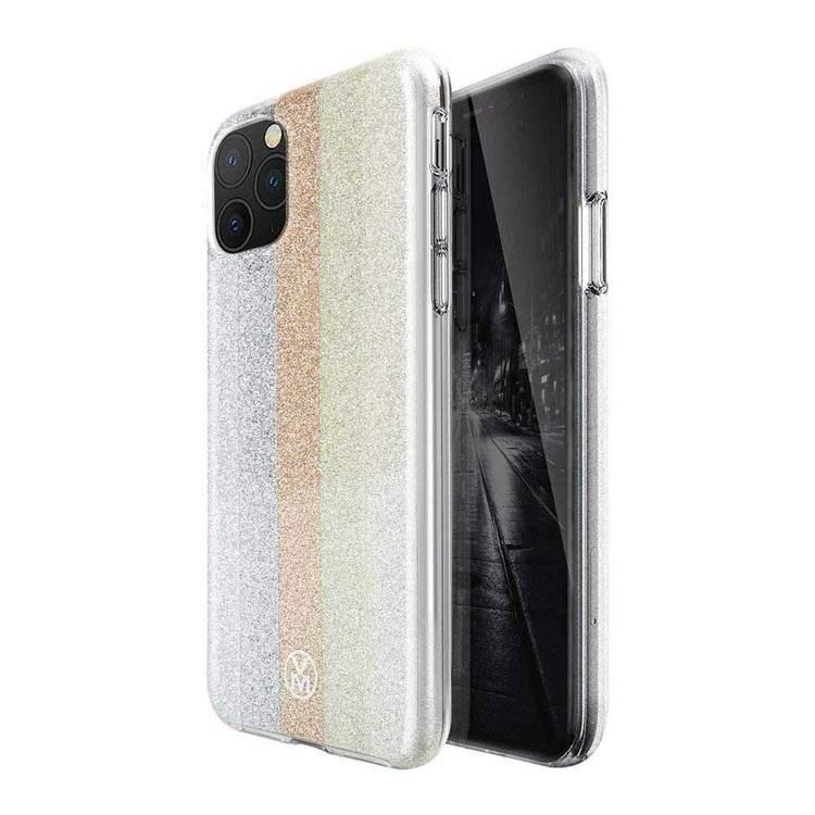 Viva Madrid Rutilar Back Case for iPhone 11 Pro (5.8"), Shock Resistant, Cameras, Buttons and Speakers, with Wireless Chargers - Gold