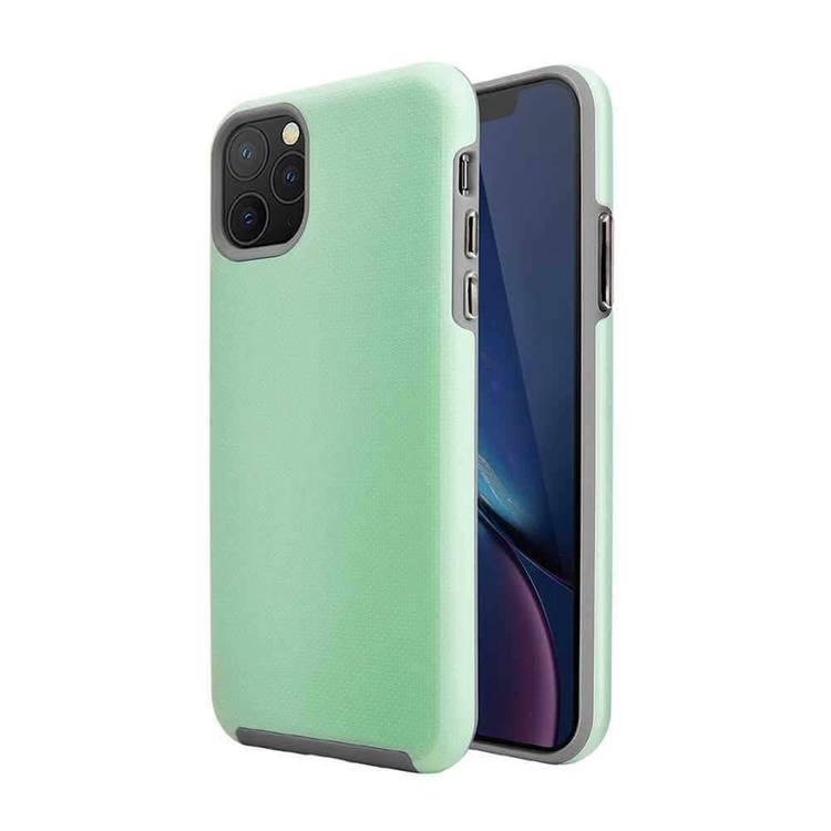 Viva Madrid Vanguard Shield 2019 Modelo Mint For iPhone 11 Pro (5.8") , Shock Resistant, Cameras, Buttons and Speakers, with Wireless Chargers - Green