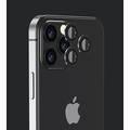 Devia Gemstone Lens Protector ( 3pcs ) Compatible for iPhone 12 Pro Max (6.7") 9H Seamless Absorption, 360 Protection Lens, Aluminum Alloy + Tempered Glass Lens Protector - Silver