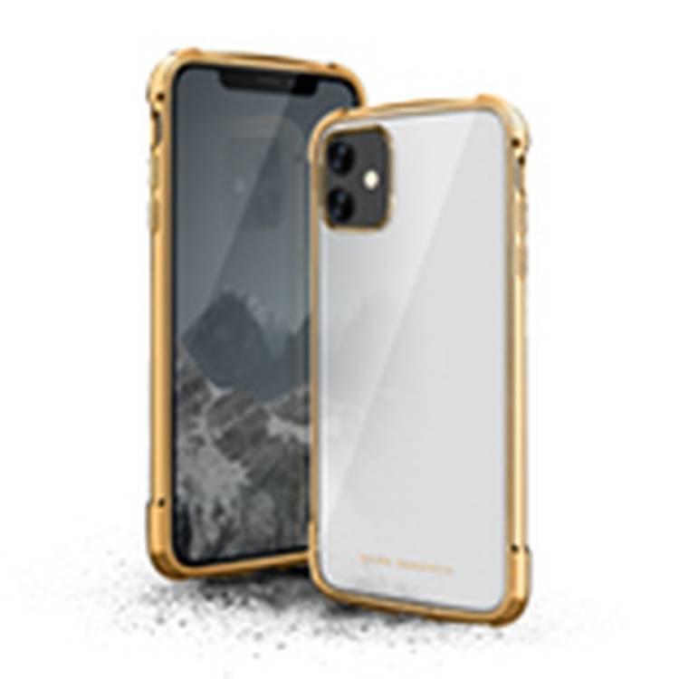 Viva Madrid Vanguard Glazo Apple iPhone 11 Pro (5.8") Shock Resistant, Scratches Resistant, Easy Access to All Ports, Cameras, Buttons and Speakers, Compatible with Wireless, Gold