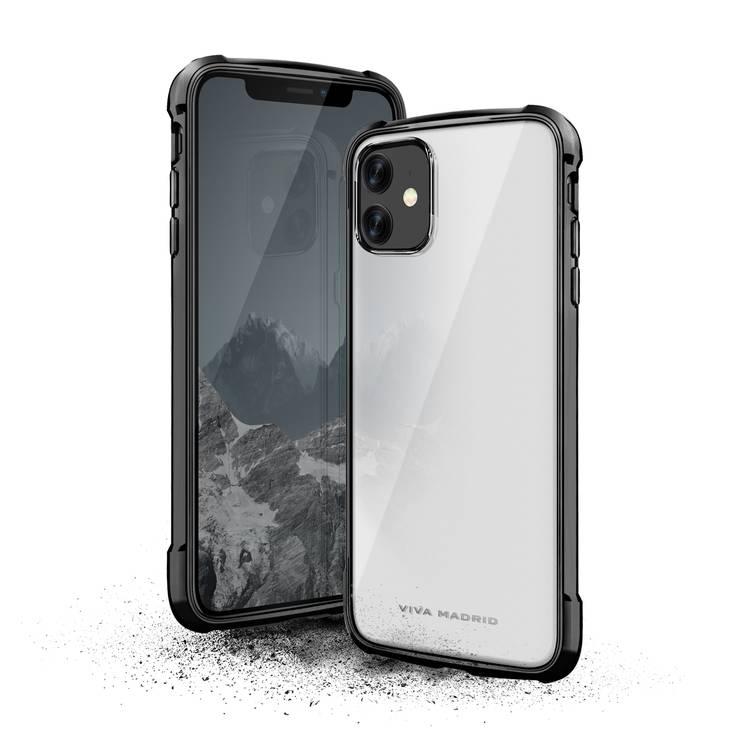 Viva Madrid Vanguard Extreme Noir 2019 For iPhone 11 Pro (5.8") Shock Resistant, Scratches Resistant, Easy Access to All Ports, Cameras, Buttons and Speakers - Jet Black