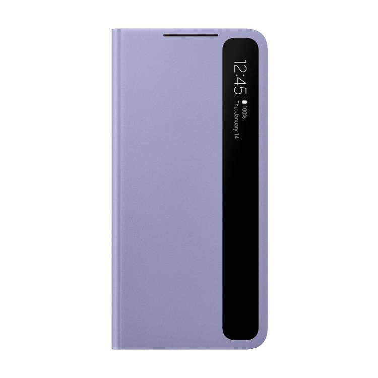 Samsung Clear View Cover for Galaxy S21+, Keeps the phone clean,  Use your phone-screen unseen, Easy control at a tap, Cutting-edge design, Protected from one side to the other - Violet