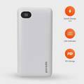 Porodo 4-Port Power Bank with Digital Power Display - 20000 mAh - White