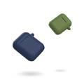 Green Lion Berlin Series Silicone Case with Anti-Lost Ring, Scratch Resistant, Shock Absorption & Drop Protection Cover Compatible for AirPods 1/2 - Green