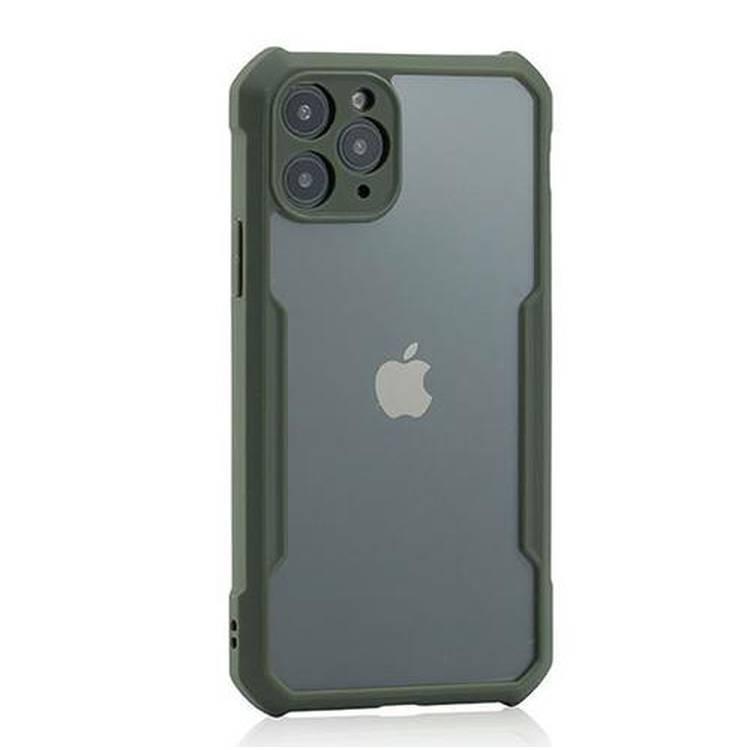 Green Lion Stylishly Tough Shockproof Case, High Classic Design, 360 Protection, Drop Protection, Shock-Absorption for iPhone 12 Pro Max ( 6.7 " ) Green