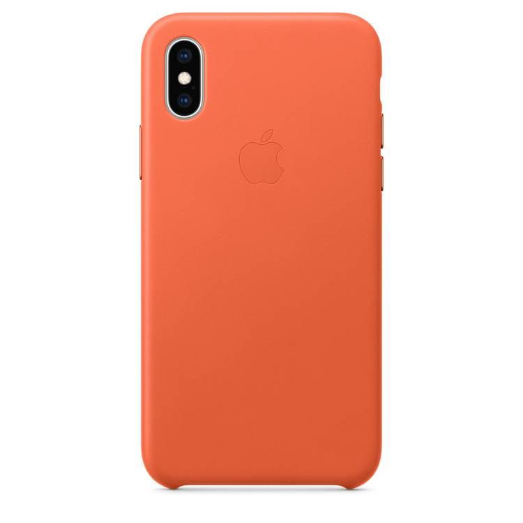 Apple iPhone XS ( 5.8" ) Leather Case  - Sunset