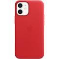 Apple iPhone 12 Mini ( 5.4" ) Leather Case with MagSafe - (PRODUCT) Red
