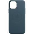 Apple iPhone 12 Mini ( 5.4" ) Leather Case with MagSafe - Baltic Blue